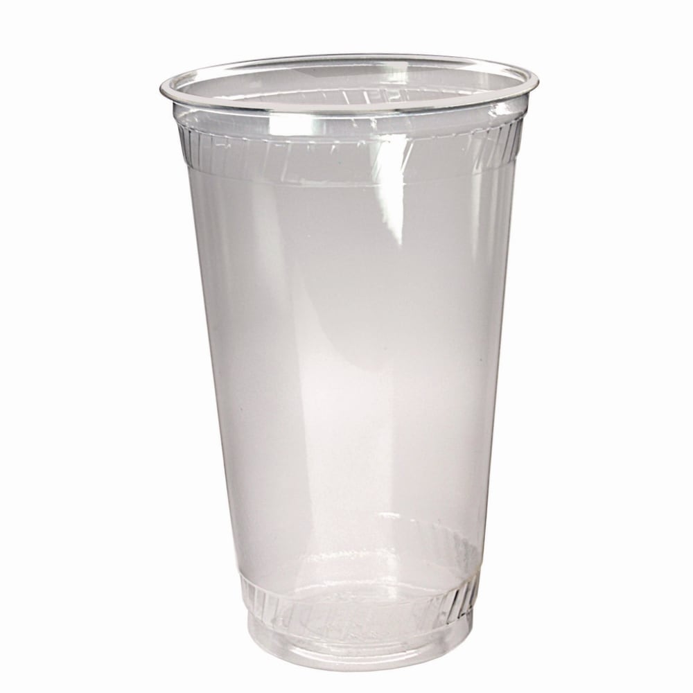 Fabri-Kal Kal-Clear PET Cold Drink Cups, 24 Oz, Clear, Bag Of 25 Cups, Carton Of 24 Bags MPN:9502074