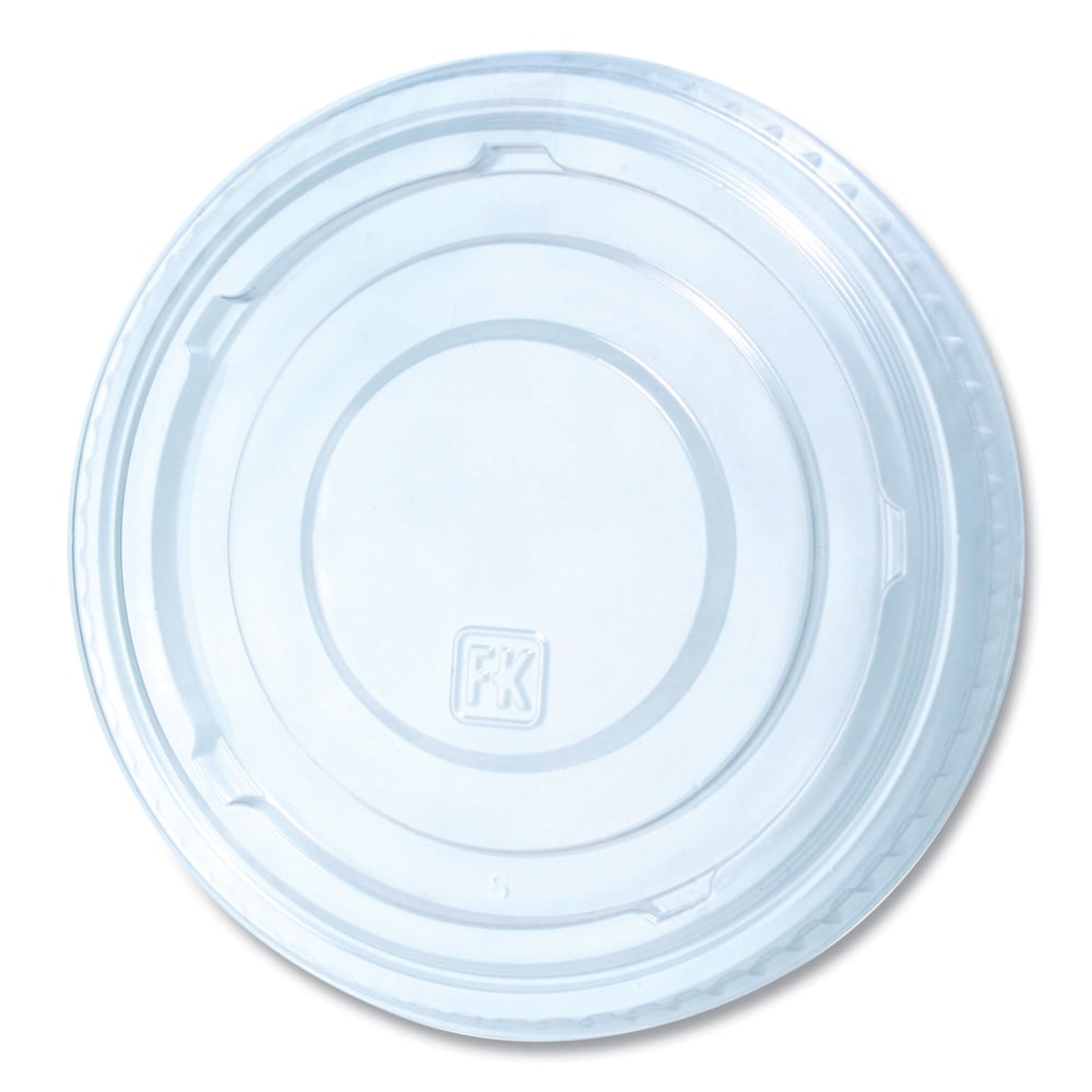 Fabri-Kal Greenware Cold Drink Lids, Fits 16-24 Oz Cups, No Straw Slot, Clear, Carton Of 1, 000 Lids MPN:LKC1624F