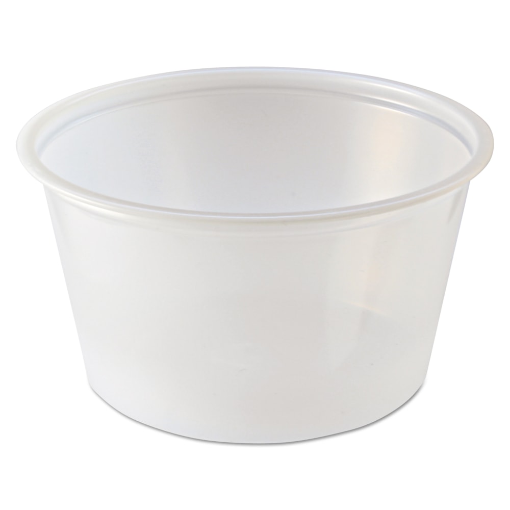 Fabri-Kal Portion Cups, 2 Oz, Clear, Carton Of 2, 500 Cups MPN:PC200