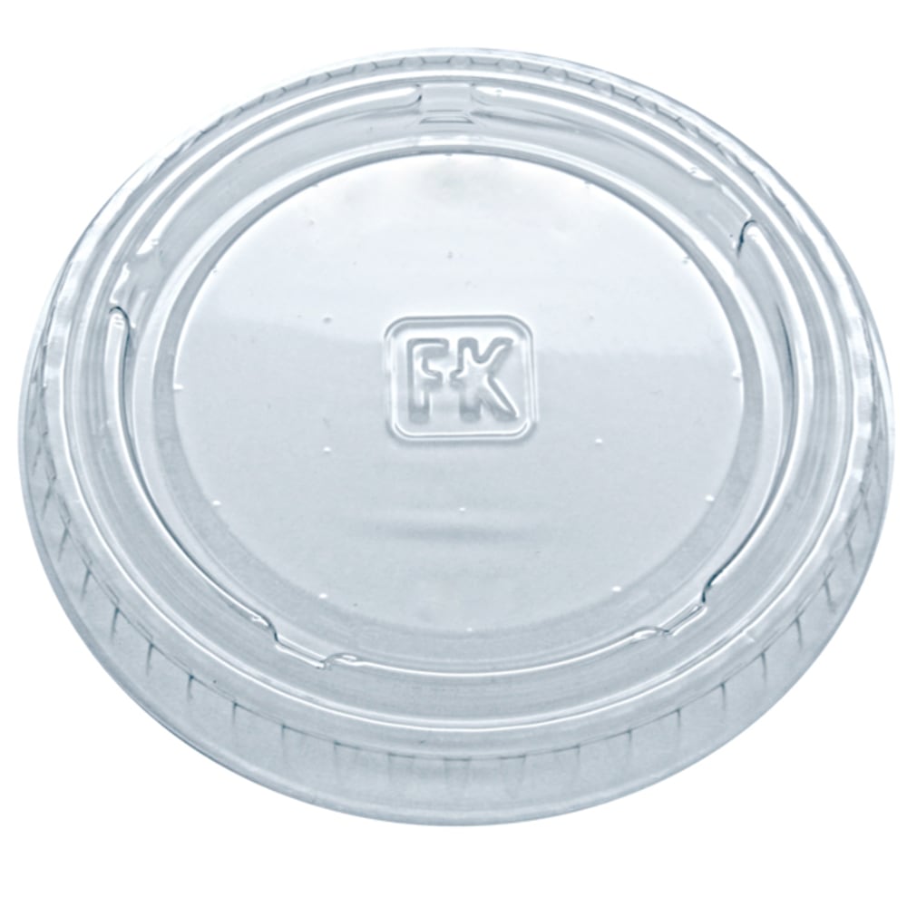 Fabrikal Plastic Lids For Portion Cups, Clear, Pack Of 2,500 MPN:XL100PCCT