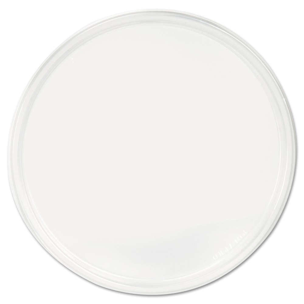 Fabri-Kal PolyPro Microwavable Deli Container Lids, Clear, Carton Of 500 Lids MPN:PPLID