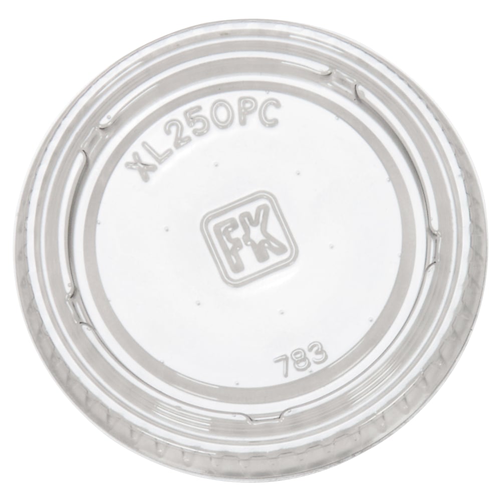 Fabri-Kal Portion Cup Lids, For 1.5 Oz - 2.5 Oz Cups, Clear, Pack Of 2, 500 Lids MPN:9505083