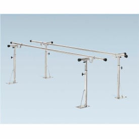 Floor Mounted Parallel Bars Height/Width Adjustable 12' L 15-4061