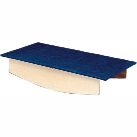 Rocker Board Wooden with Carpet Front-to-Back 60