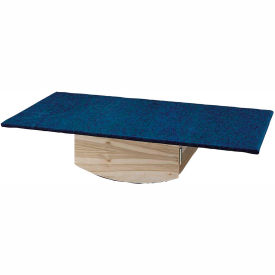 Rocker Board Wooden with Carpet Side-to-Side and Front-to-Back Combo 60