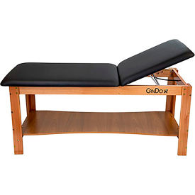 CanDo Treatment Table w/ Adjustable Back & Shelf 400 lb. Capacity 78