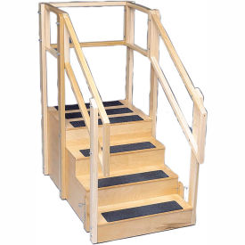 One-Sided Training Stairs with Platform 55