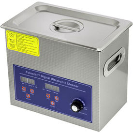 Pulsator™ Digital Ultrasonic Cleaner 0.8 Gallon Capacity Silver/Blue 13-3600