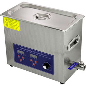 Pulsator™ Digital Ultrasonic Cleaner 1.6 Gallon Capacity Silver/Blue 13-3601