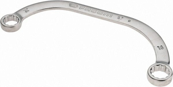 Box End Obstruction Wrench: 14 x 16 mm, 12 Point, Double End MPN:57.14X16