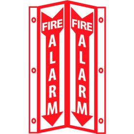 NMC™ Fire Visi Vinyl Sign Fire Alarm 8-3/4