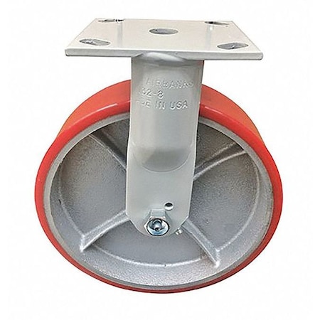 Casters, RigidPolyurethane, 8