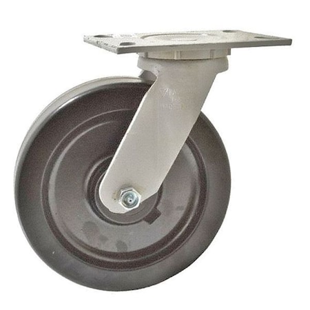 Casters, Wide Swivel, Phenolic, 6