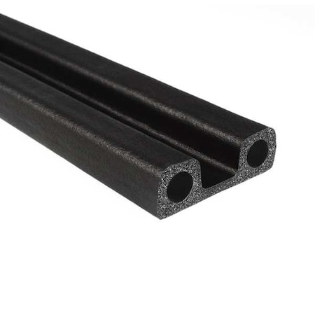 Seal, EPDM Rubber, Black, 50 ft L MPN:RS1037-50