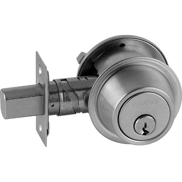 Deadbolts; Deadbolt Type: Deadlocking Latch; Lock Type: Single Cylinder; Finish: Satin Chrome; Hand Orientation: Non-Handed; Lockset Grade: Grade 2; UNSPSC Code: 46171500 MPN:D211CP6 626