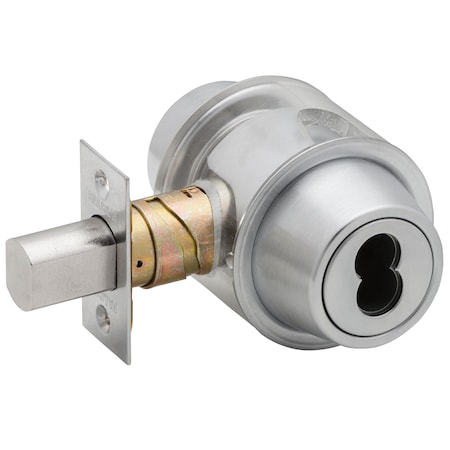 Single Cylinder Classroom Deadbolt, SFIC Housing Less Core, US26D MPN:D111B 626