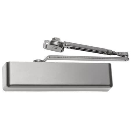 SC80 Series Medium Duty Closer, Hold Open, Attached PA Bracket, SLIM Cover, Aluminum Painted MPN:SC81A HWPA AL