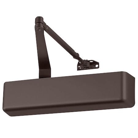SC80 Series Medium Duty Closer, Regular Arm, with PA Bracket, SLIM Cover, Dark Bronze Painted MPN:SC81A RWPA DKB