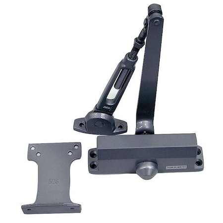 Manual, Hydraulic, SC90 Series Surface Closers, Door Closer, Light Duty Interior, Aluminum MPN:SC91A RWPA AL