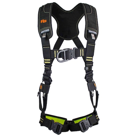 Safety Harness, Aluminum, S/M, Black MPN:FS242.2ICD-S/M