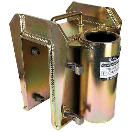 Removable Sleeve, Steel Base, Gold, 9 in H MPN:65012F
