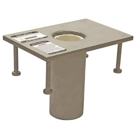 Permanent Sleeve, SS Base, Gray, 9 in H MPN:65030CFS