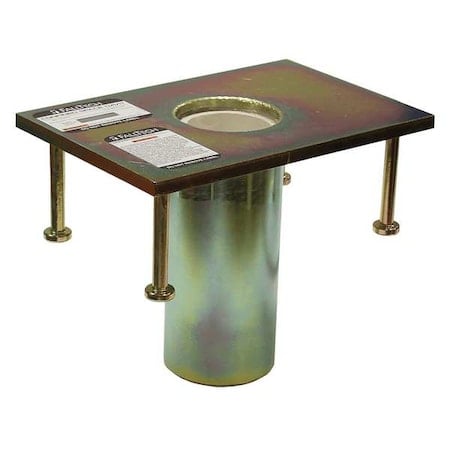 Permanent Sleeve, Steel Base, Gray, 9 in H MPN:65030CFZ