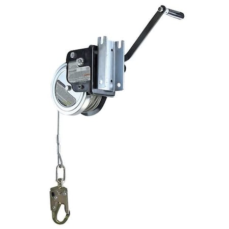 Personnel Winch, Silver, 8 1/2 in H, Manual MPN:7297S
