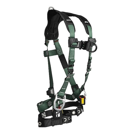 Full Body Harness, 2XL/3XL, 420 lb, Quick-Connect Chest/ Tongue Leg Straps MPN:19104D2X3X