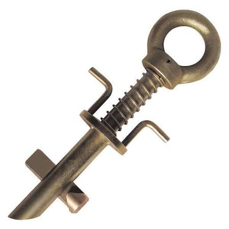 Beam Anchor, 9 1/4 in Length, 310 lb Weigth Capacity, Steel Anchor, Fixed D-Ring MPN:49CD28