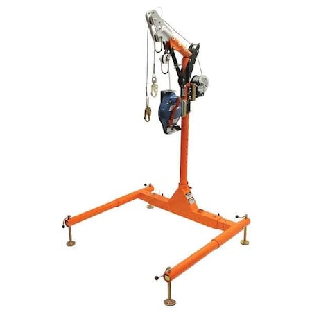 Davit System Kit, Aluminum/Steel, 8.25ft H MPN:6050428WR