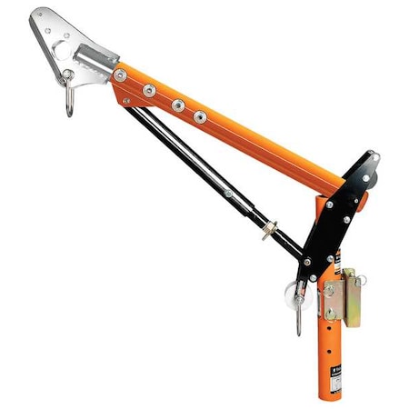 Offset Mast, Orange, 44 in L, Powder Coated MPN:6500244