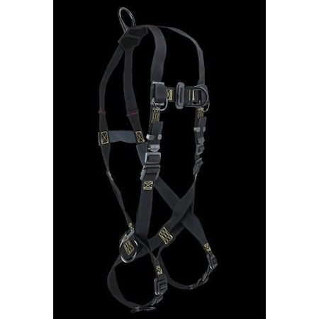 7047BFD Fall Protection Harness, L, 425 lb, Mating Chest/ Mating Leg Straps MPN:7047BFDL