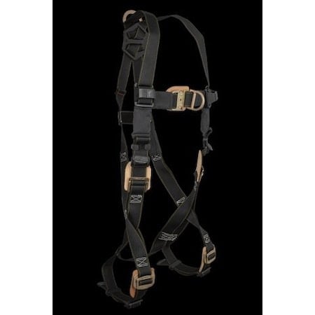 7051BFD Fall Protection Harness, 3XL, 425 lb, Quick-Connect Chest/ Mating Leg Straps MPN:7051BFD3X