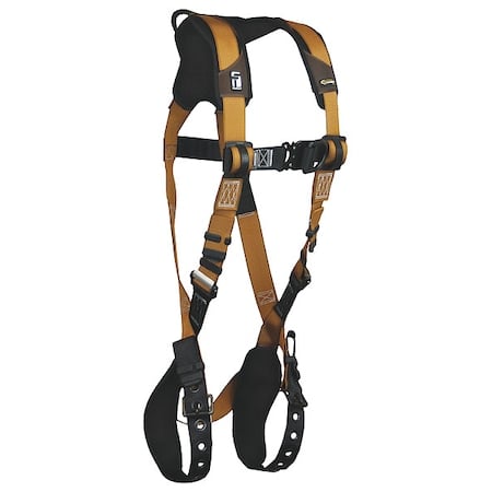 ComforTech® Full Body Harness, S, 425 lb., Quick-Connect Chest/ Tongue Leg Straps MPN:7080BFDS