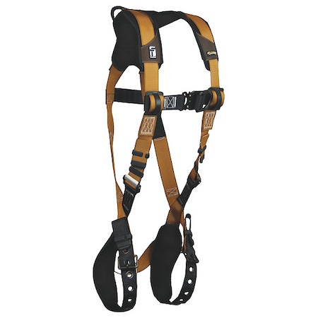 ComforTech® Full Body Harness, XL, 425 lb., Quick-Connect Chest/ Tongue Leg Straps MPN:7080BFDXL