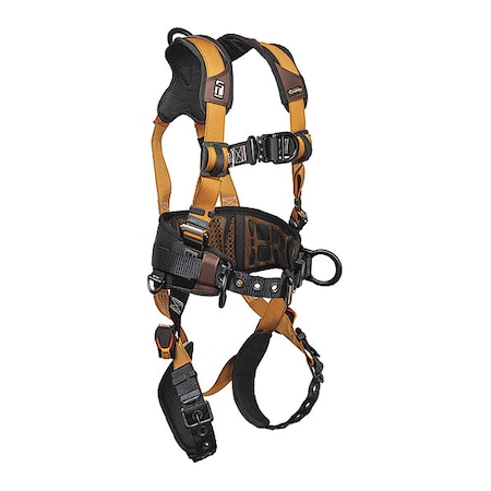 ComforTech® Full Body Harness, M, 425 lb., Quick-Connect Chest/ Quick-Connect Leg Straps MPN:7081BFDM