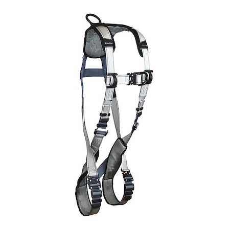 Not Applicable Full Body Harness, XL, 425 lb, Quick-Connect Chest/ Quick-Connect Leg Straps MPN:7087BFDXL