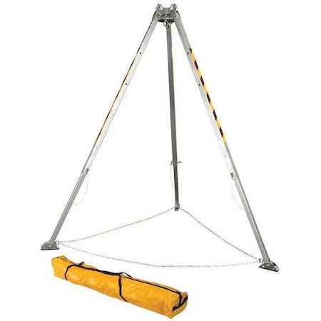 Confined Space Tripod, Aluminum, Silver MPN:7276