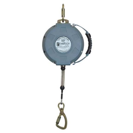 Self-Retracting Lifeline, 50 ft. Length, 1 Leg(s), 310 lb. Weight Capacity MPN:727650C