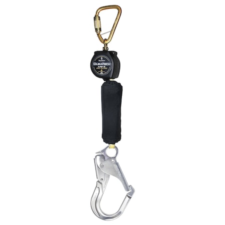 Not Applicable Self-Retracting Lifeline, 6 ft. Length, Carabiner, Steel, 1 Leg(s) MPN:72906SC5