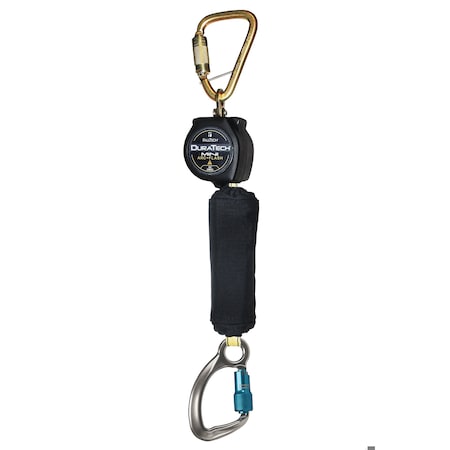 Not Applicable Self-Retracting Lifeline, 6 ft. Length, Carabiner, Steel, 1 Leg(s) MPN:72906SC6