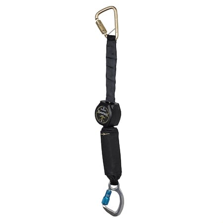 Not Applicable Self-Retracting Lifeline, 6 ft. Length, Carabiner, Steel, 1 Leg(s) MPN:72906SC6L