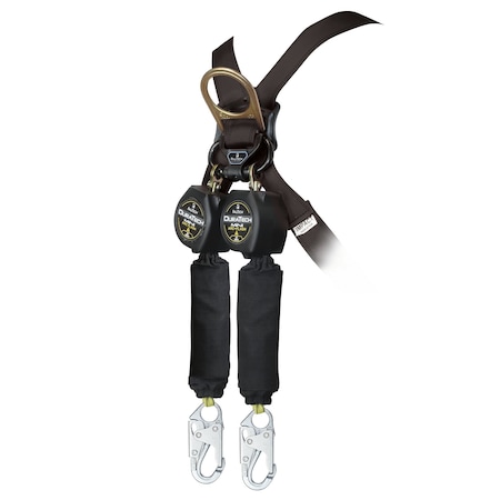 Not Applicable Self-Retracting Lifeline, 6 ft. Length, Carabiner, Steel, 2 Leg(s) MPN:72906TB1