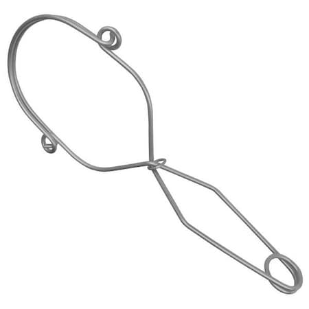 Pipe Anchor, 15 in Length, 425 lb Weigth Capacity, Stainless Steel Anchor, Fixed D-Ring MPN:7403