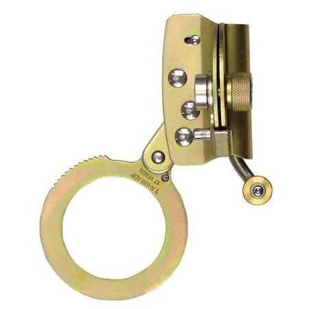 Rope Grab, 310 lb, Bronze, For Rope Size: 5/8 in, Fall Arrester, Snap Hook MPN:7489