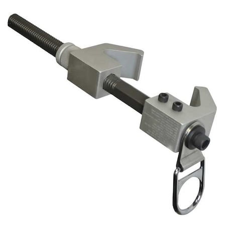 Vertical Beam Clamp, 31 1/2 in Length, 425 lb Weigth Capacity, Steel Anchor, Pivot D-Ring MPN:7536