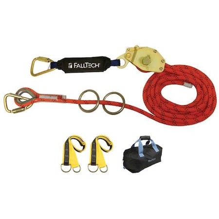 Horizontal Lifelines Temporary Horizontal Lifeline, 100 ft Length, 620 lb Weight Capacity MPN:771002K