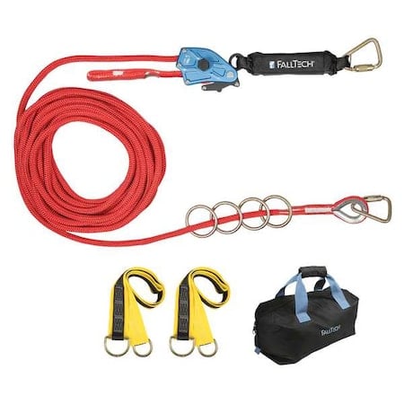 Horizontal Lifelines Temporary Horizontal Lifeline, 60 ft. Length, 1, 240 lb Weight Capacity MPN:772060