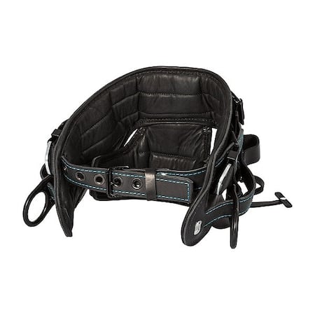 Body Belt, 6 D-Rings, Hips Location, Steel, Includes Padding: Yes, L MPN:8050L